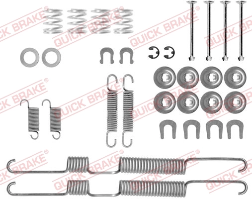 Accessory Kit, brake shoes